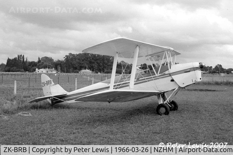 ZK-BRB, De Havilland New Zealand DH-82A Tiger Moth C/N DHNZ139, New Plymouth Aero Club