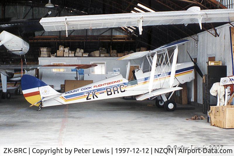 ZK-BRC, De Havilland New Zealand DH-82A Tiger Moth C/N DHNZ115, Mt Cook Group promotional