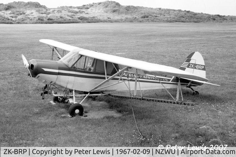 ZK-BRP, Piper PA-18A-150 Super Cub C/N 18-5539, as a crop sprayer