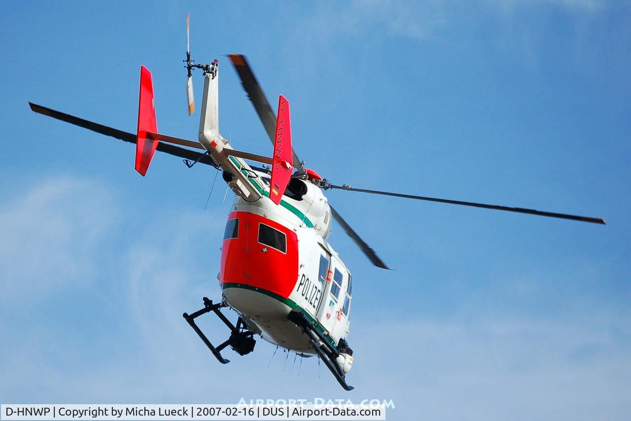 D-HNWP, Eurocopter-Kawasaki BK-117C-1 C/N 7553, At Düsseldorf airport