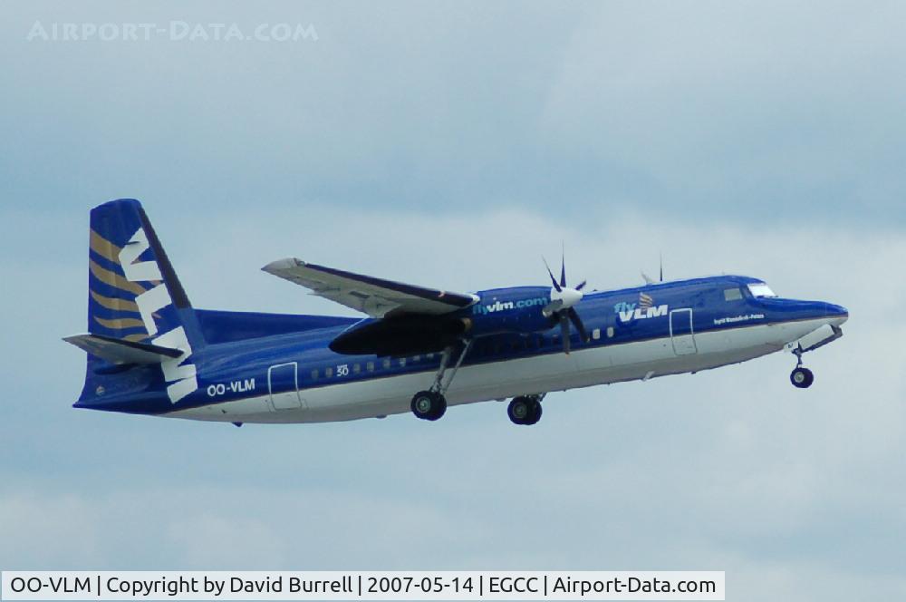 OO-VLM, 1988 Fokker 50 C/N 20135, VLM Airlines - Taking off