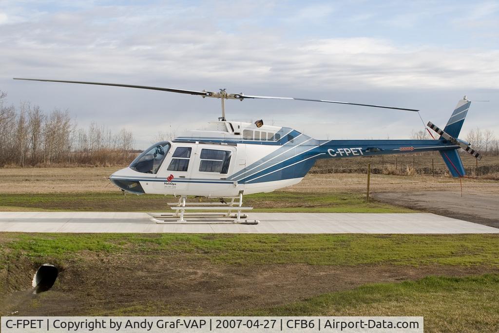 C-FPET, 1991 Bell 206B JetRanger II C/N 4173, HeliOps Bell 206