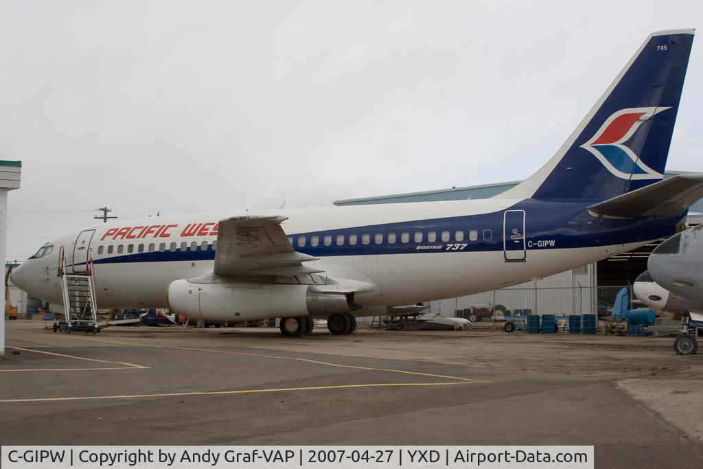C-GIPW, 1979 Boeing 737-275 C/N 21712, Pacific West B737-200