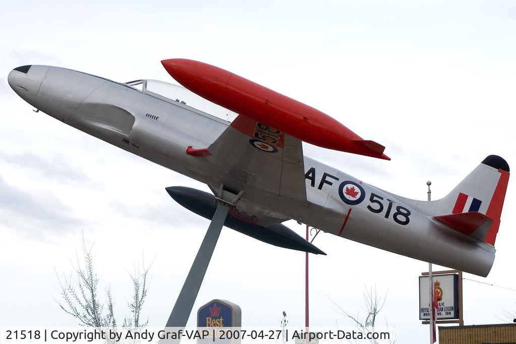 21518, Canadair CT-133 Silver Star C/N T33-518, Canada Air Force Canadair T-33