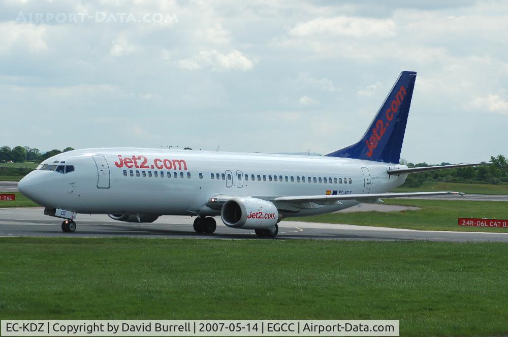 EC-KDZ, 1995 Boeing 737-46J C/N 27826, Jet2.com (Futura) - Taxiing