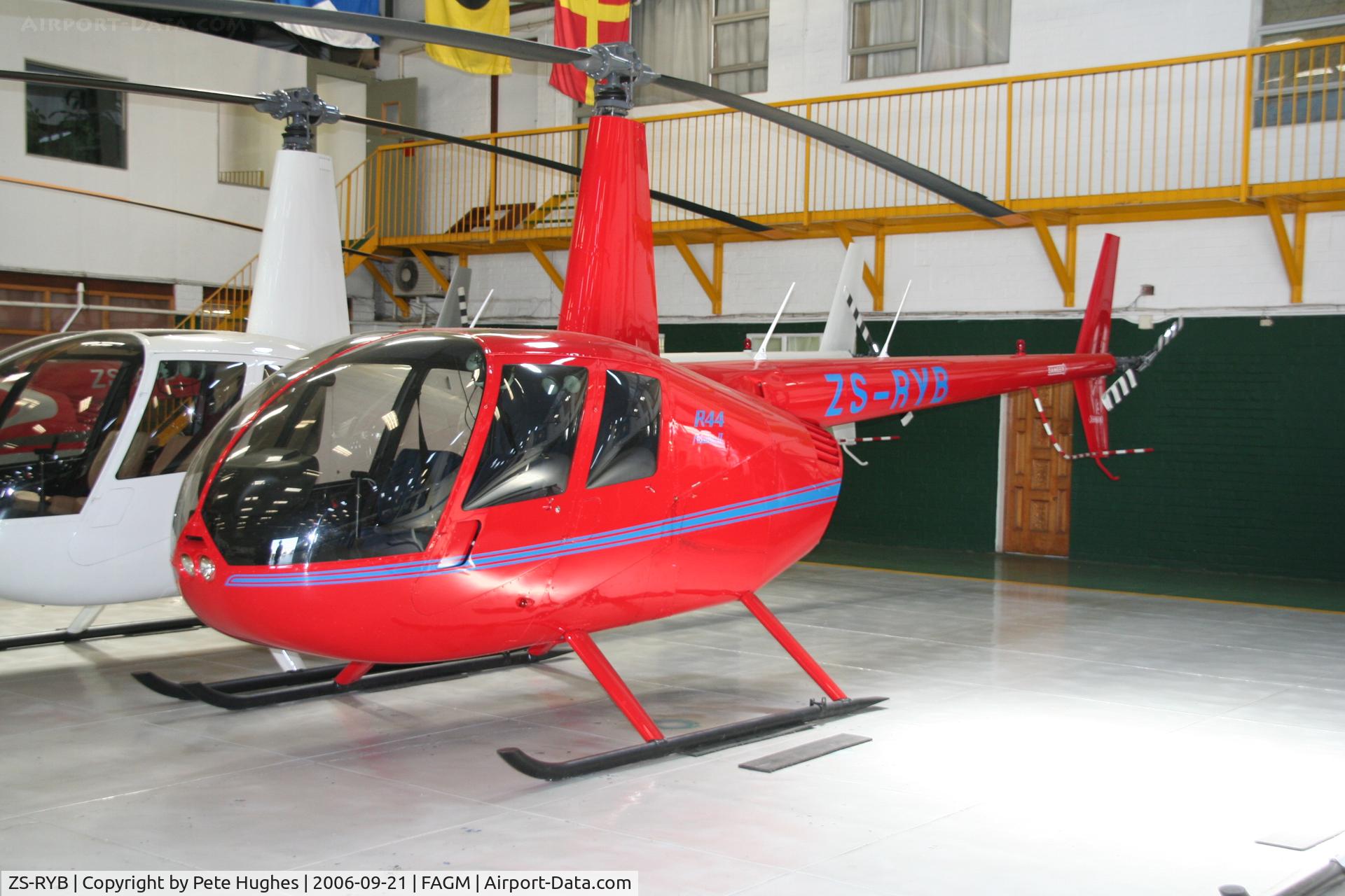 ZS-RYB, Robinson R44 Raven II C/N 10918, Robinson R44 at Rand, South Africa