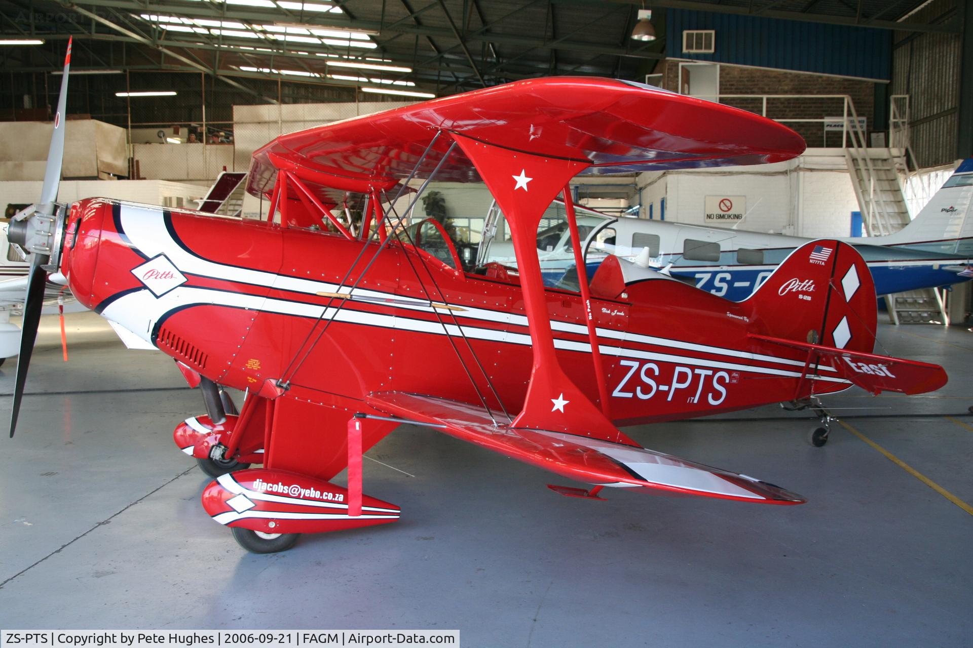 ZS-PTS, Pitts S-2B Special C/N 5068, Pitts S2B at Rand