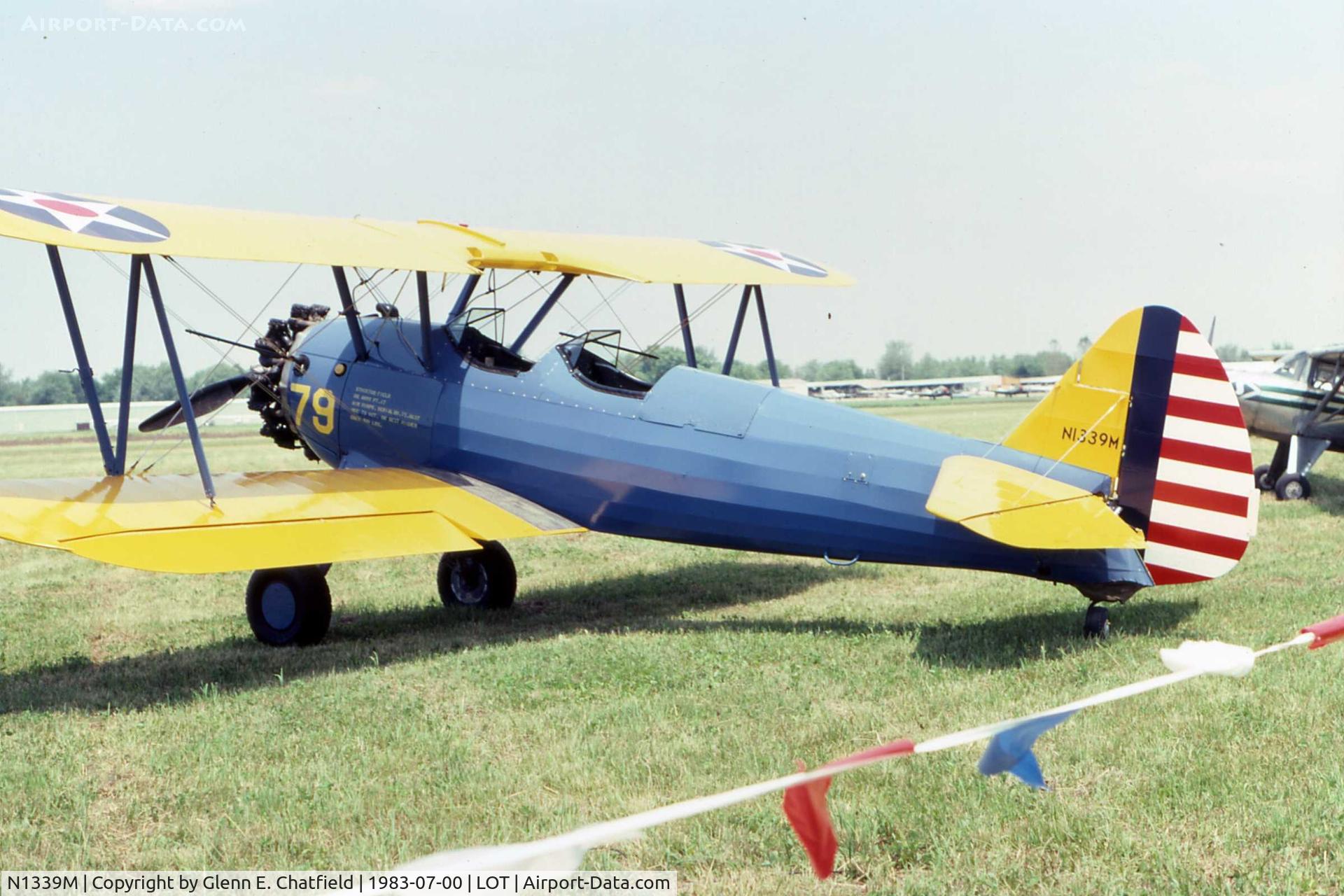 N1339M, 1943 Boeing E75 C/N 75-8637, N2S-5 at the air show