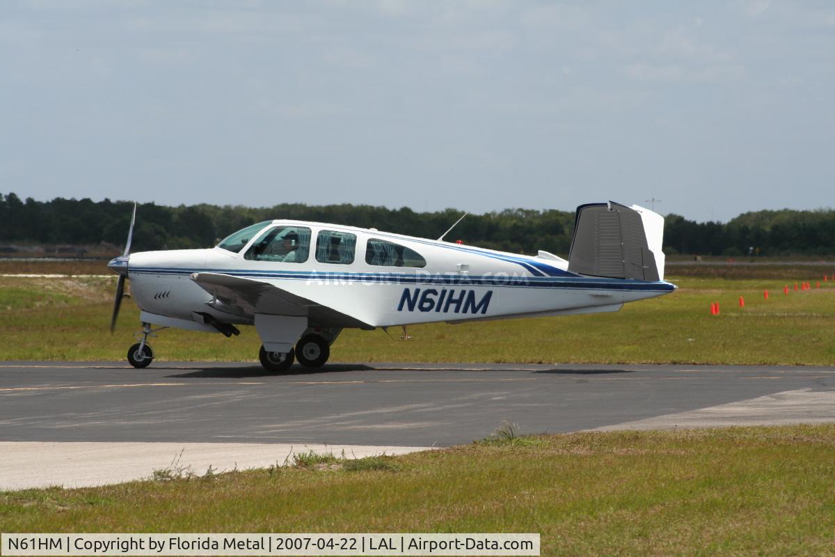 N61HM, 1961 Beech N35 Bonanza C/N D-6756, N35