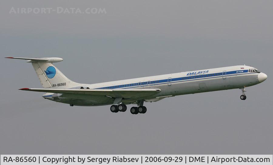RA-86560, Ilyushin Il-62M C/N 2153347, Dalavia operated