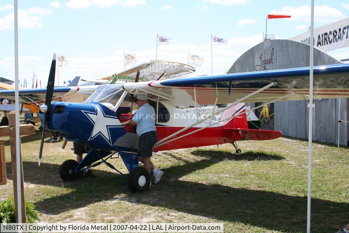 N80TX, 2007 Texas Sport Aircraft Co TX-11 C/N TX-1001, TX-11