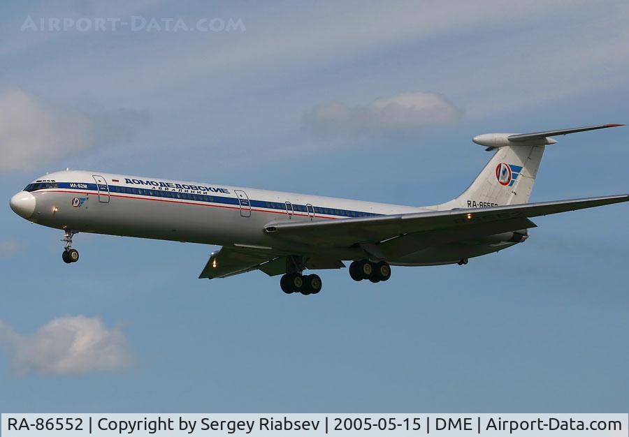 RA-86552, Ilyushin Il-62M C/N 2052345, Landing