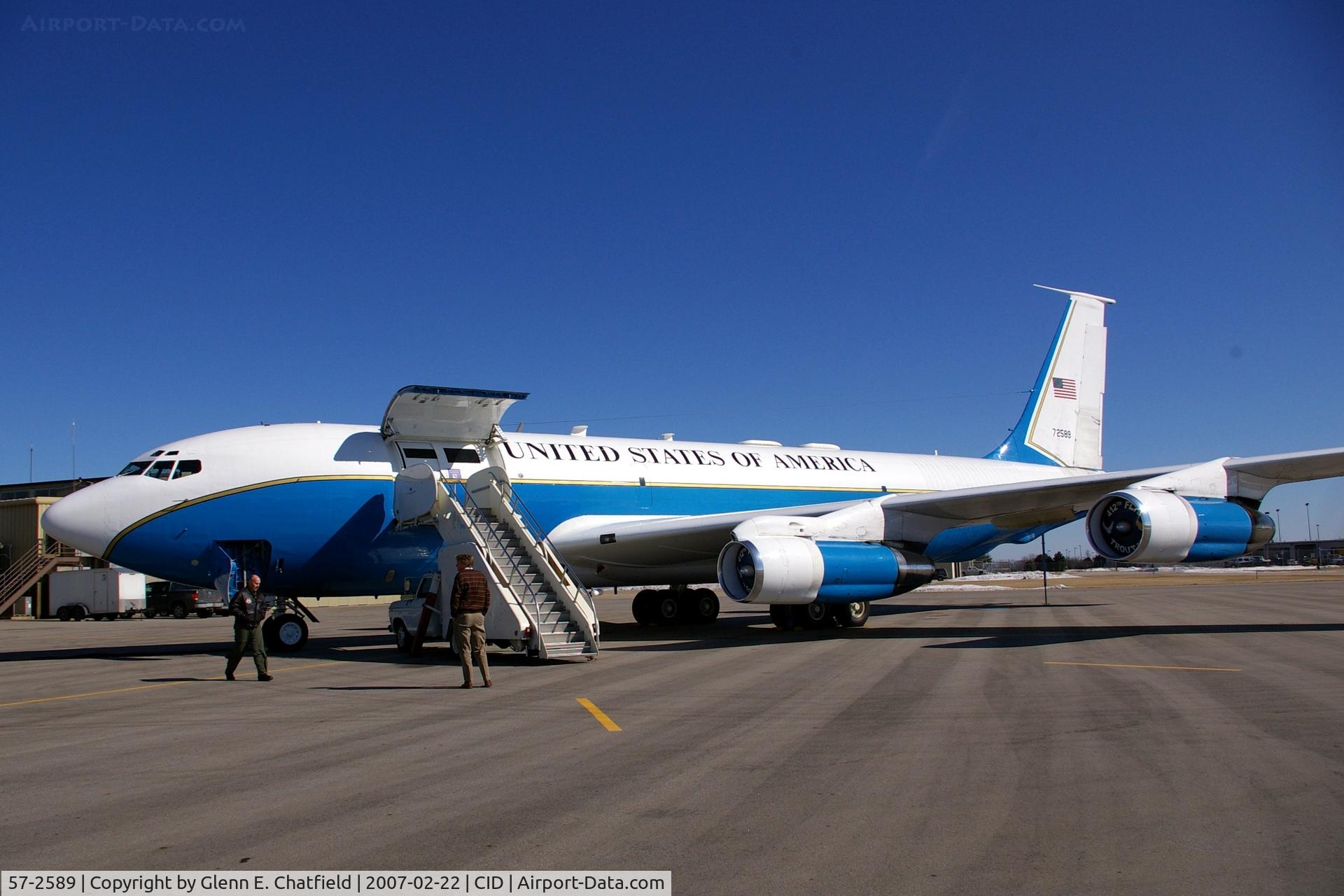 57-2589, 1957 Boeing KC-135E Stratotanker C/N 17725, VC-135E staff transport, 