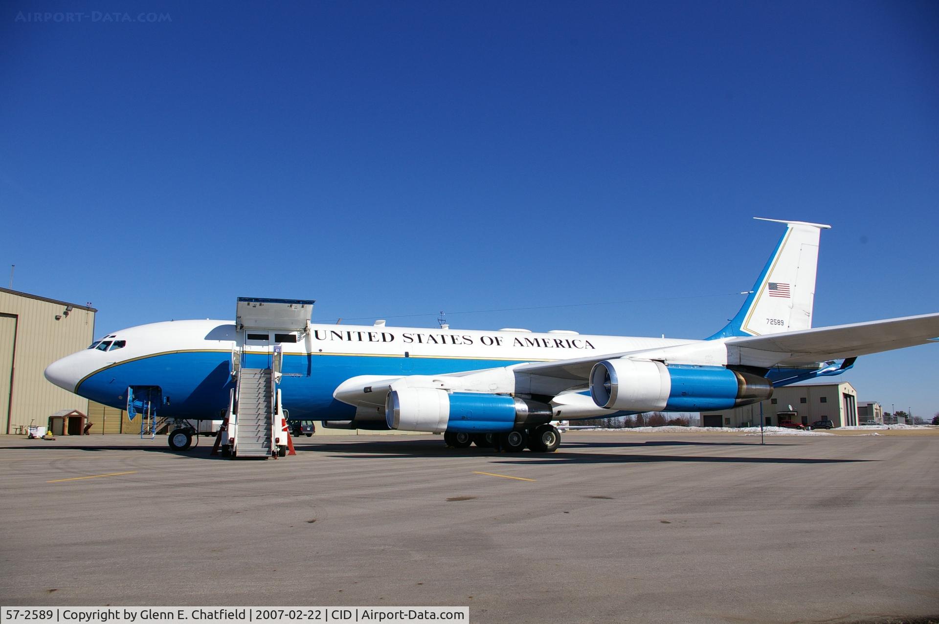 57-2589, 1957 Boeing KC-135E Stratotanker C/N 17725, VC-135E staff transport, 