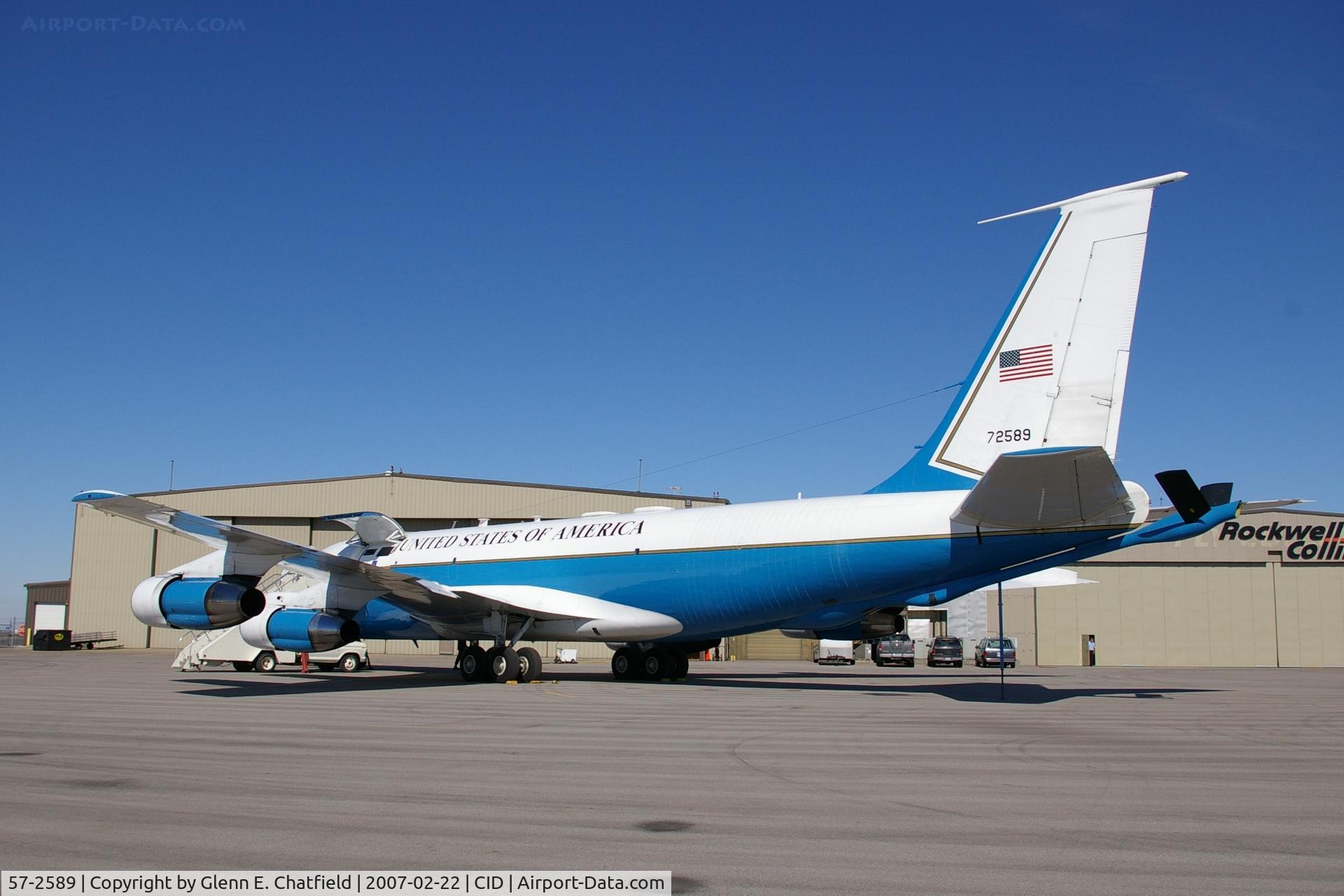 57-2589, 1957 Boeing KC-135E Stratotanker C/N 17725, VC-135E staff transport, 