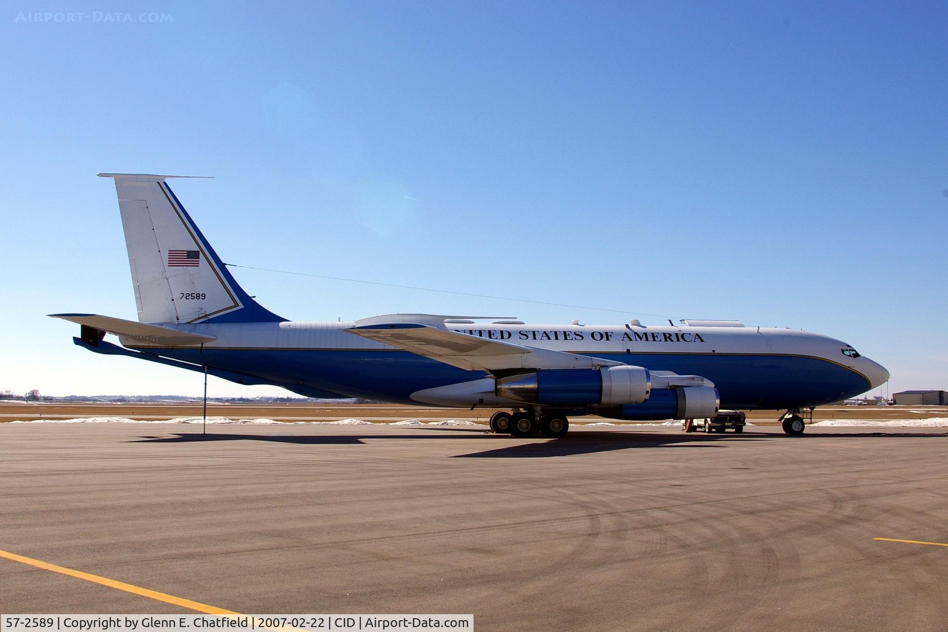 57-2589, 1957 Boeing KC-135E Stratotanker C/N 17725, VC-135E staff transport, 