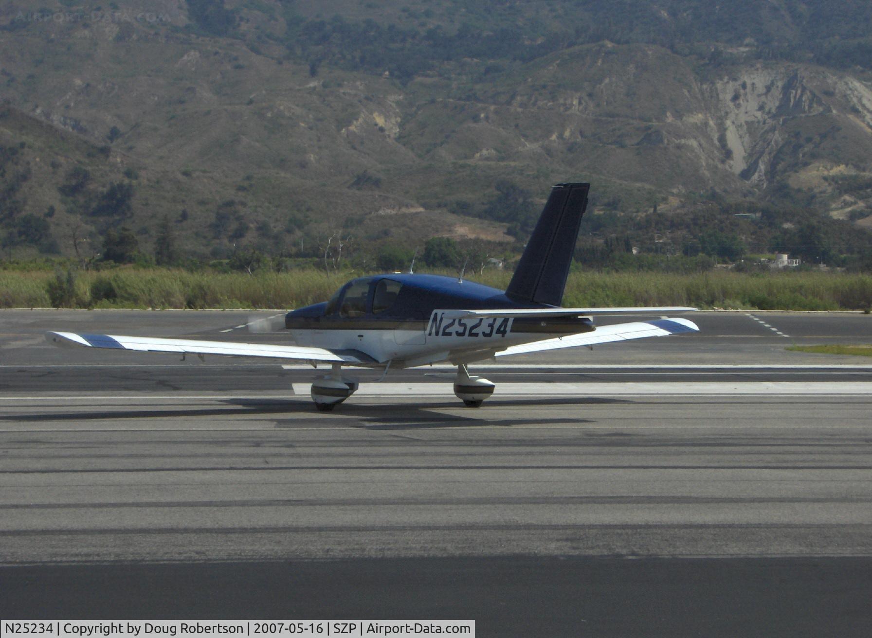 N25234, Socata TB-10 Tobago C/N 978, 1990 SOCATA TB10 TOBAGO, Lycoming O&VO-360-A1AD 180 Hp, fixed gear, CS prop, taxi after landing Rwy 22