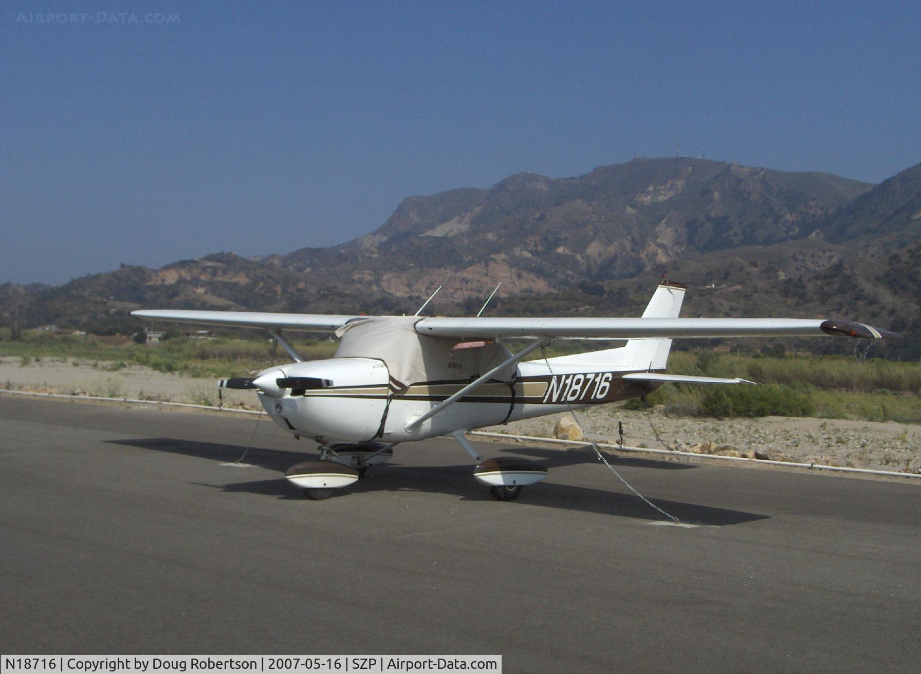 N18716, 1972 Cessna 150L C/N 15074056, 1972 Cessna 150L, Continental O-200 100 Hp