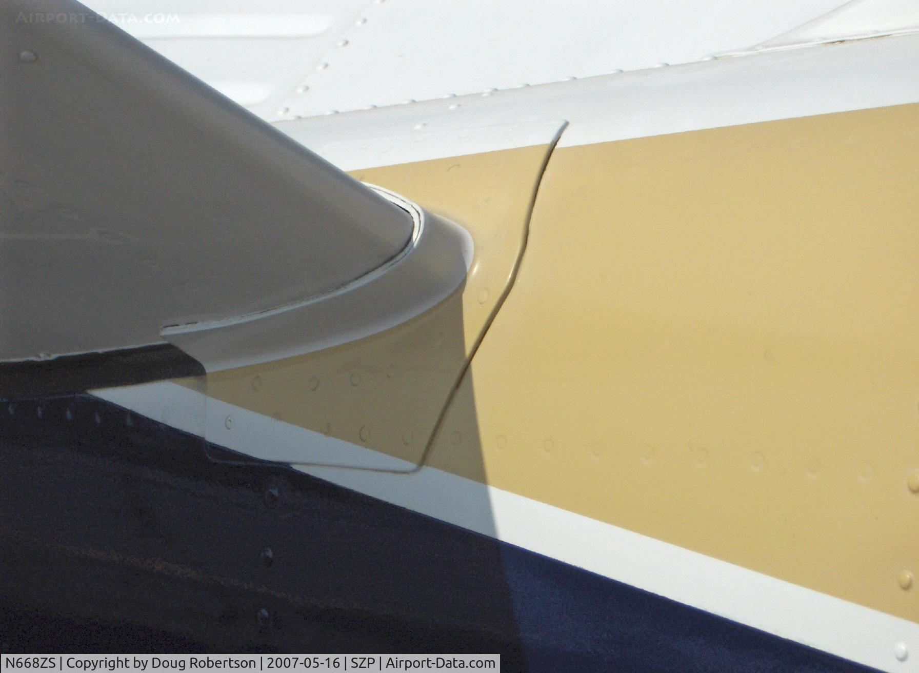 N668ZS, 1979 Beech V35B Bonanza C/N D-10258, 1979 Beech V35B BONANZA, Continental IO-520-B 285 Hp, tailplane leading edge cuff mod