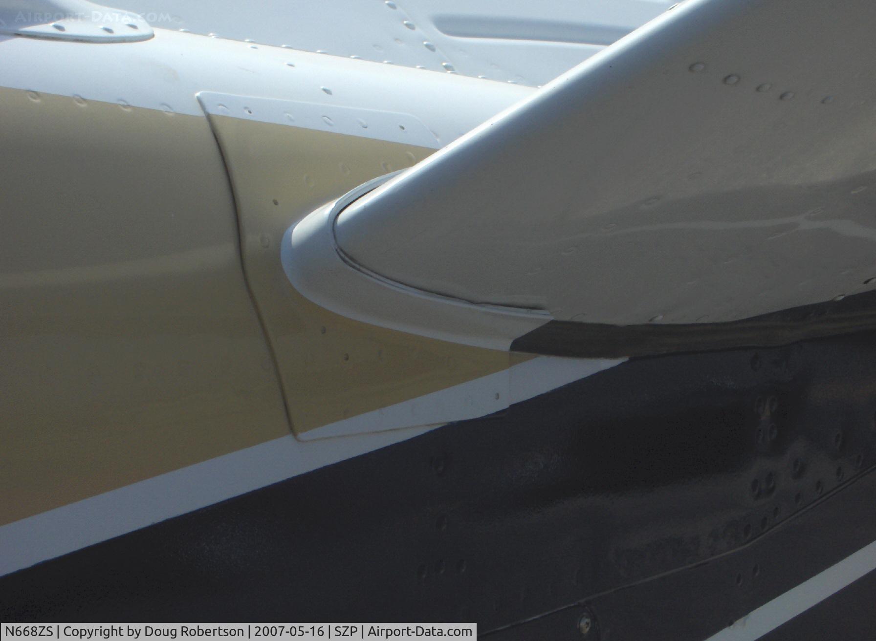 N668ZS, 1979 Beech V35B Bonanza C/N D-10258, 1979 Beech V35B BONANZA, Continental IO-520-B 285 Hp, tailplane leading edge cuff mod