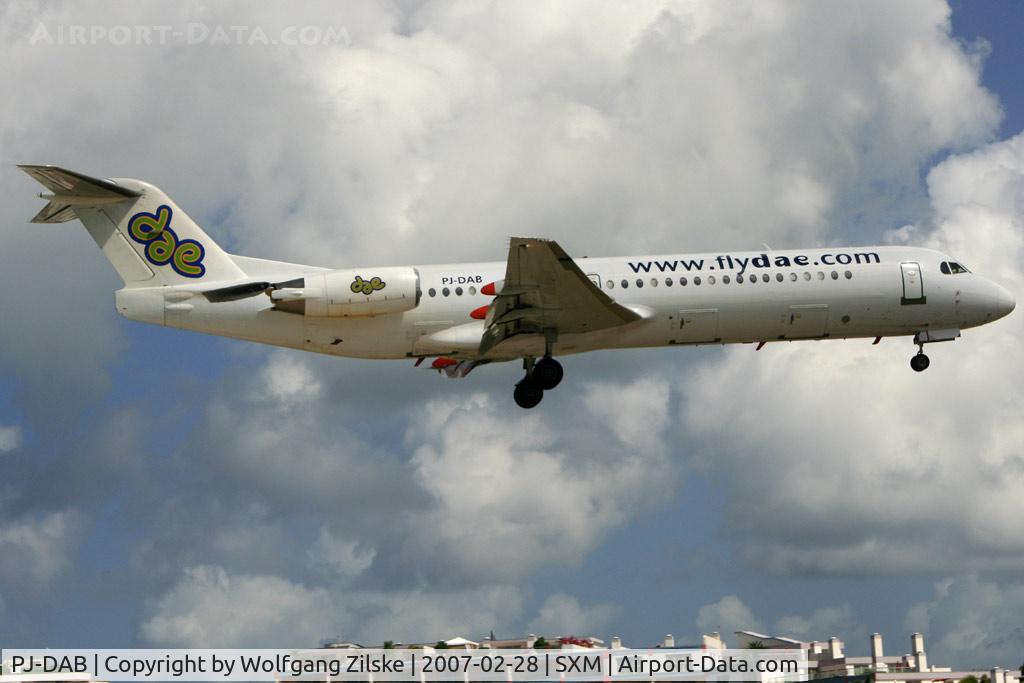 PJ-DAB, 1991 Fokker 100 (F-28-0100) C/N 11331, visitor