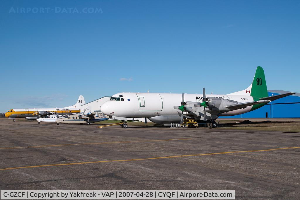 C-GZCF, 1960 Lockheed L-188C(F)  Electra C/N 1091, Air Spray Lockheed Electra