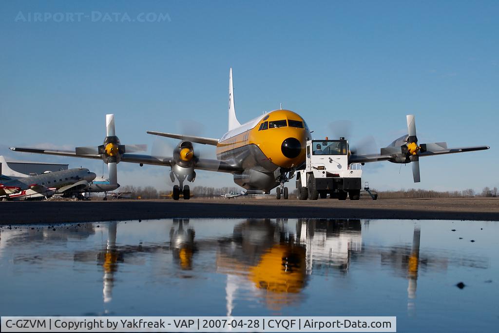 C-GZVM, 1959 Lockheed L-188A Electra C/N 1036, Air Spray Lockheed Electra - reflection