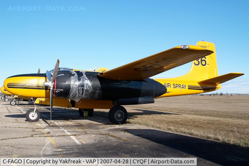C-FAGO, 1944 Douglas A-26C Invader C/N 28715, Air Spray Douglas A26