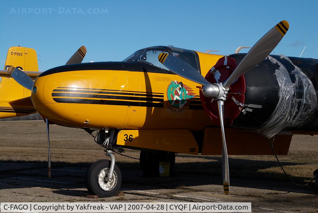 C-FAGO, 1944 Douglas A-26C Invader C/N 28715, Air Spray Douglas A26