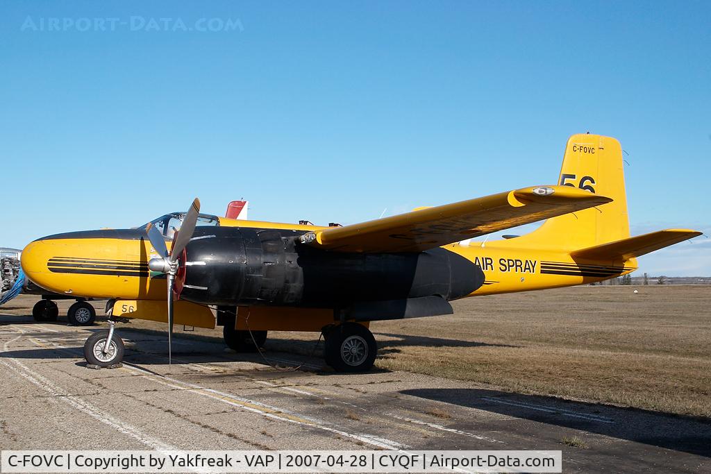 C-FOVC, 1944 Douglas RB-26C Invader C/N 28776, Air Spray Douglas A26