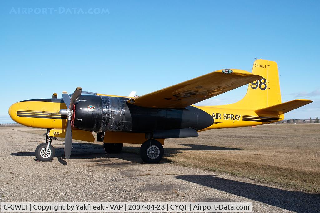 C-GWLT, 1944 Douglas A-26B Invader C/N 28057, Air Spray Douglas A26