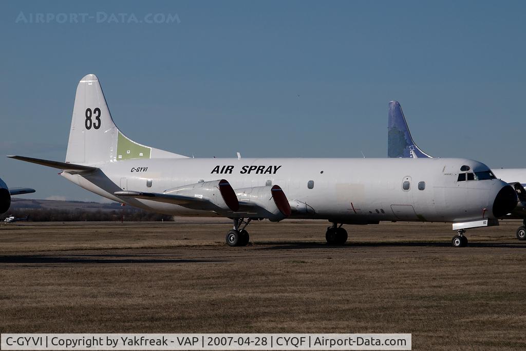 C-GYVI, 1958 Lockheed L-188C(F) Electra C/N 1112, Air Spray Lockheed Electra
