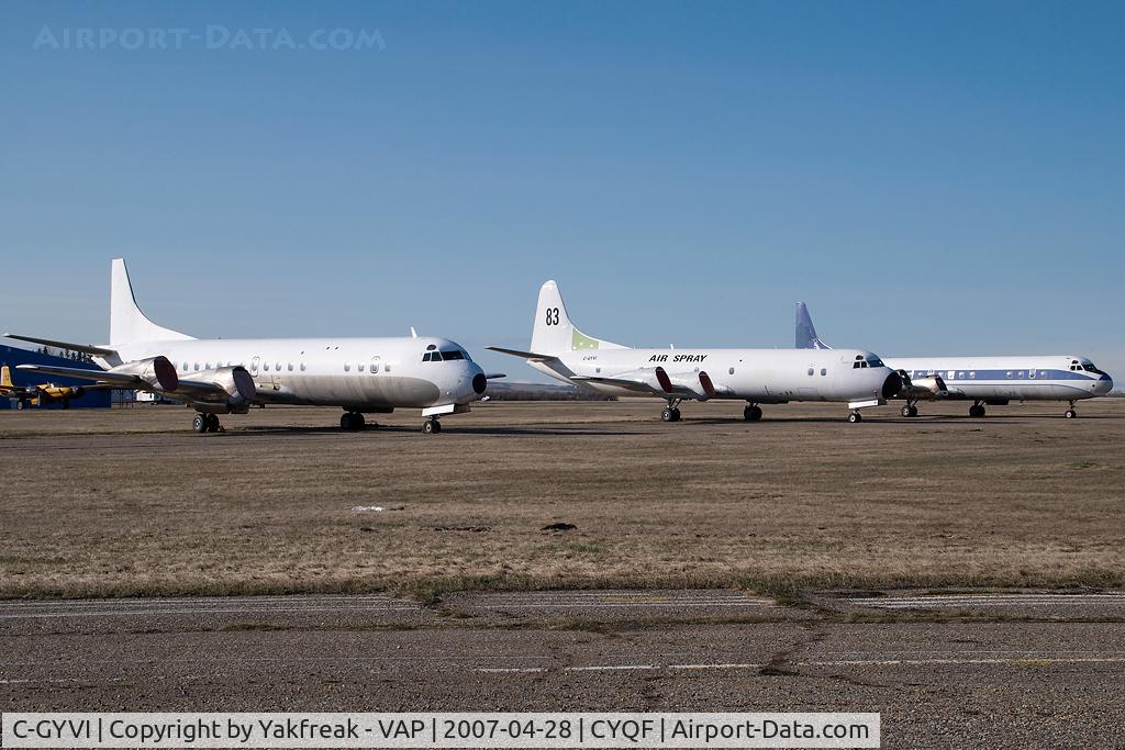 C-GYVI, 1958 Lockheed L-188C(F) Electra C/N 1112, Air Spray Lockheed Electra