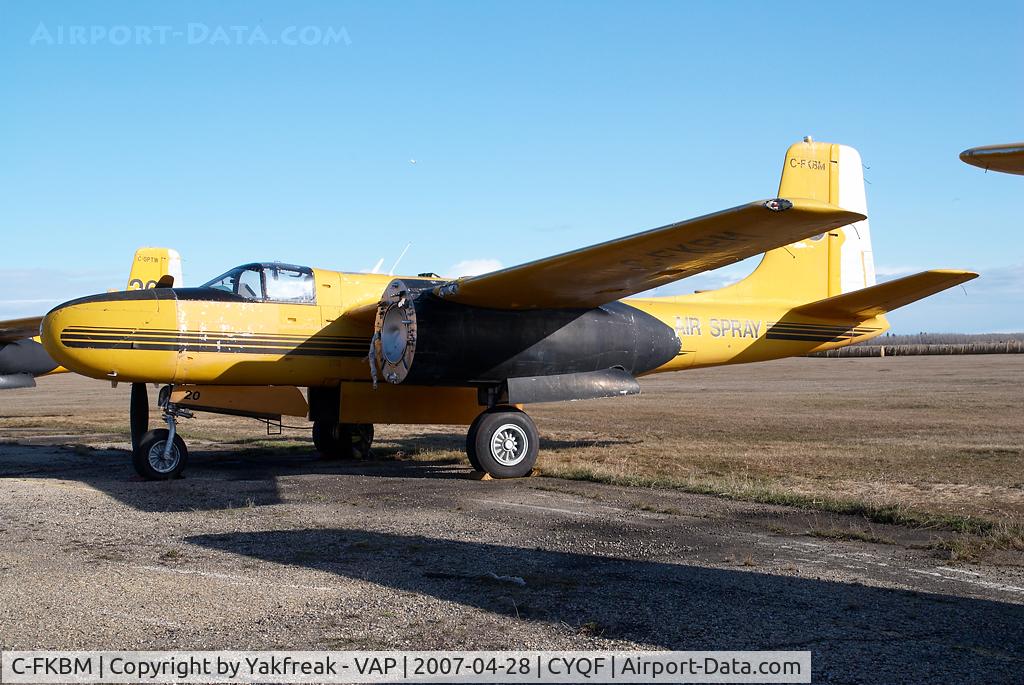 C-FKBM, 1944 Douglas A-26B Invader C/N 27415, Air Spray Douglas A26