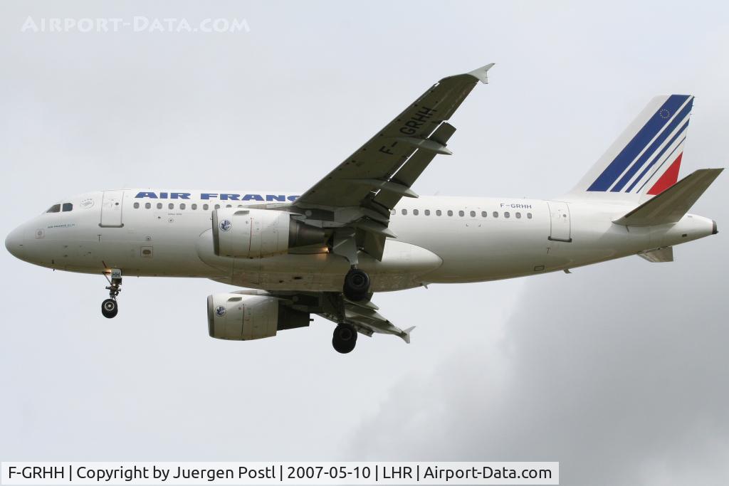 F-GRHH, 1999 Airbus A319-111 C/N 1151, Airbus A319-111