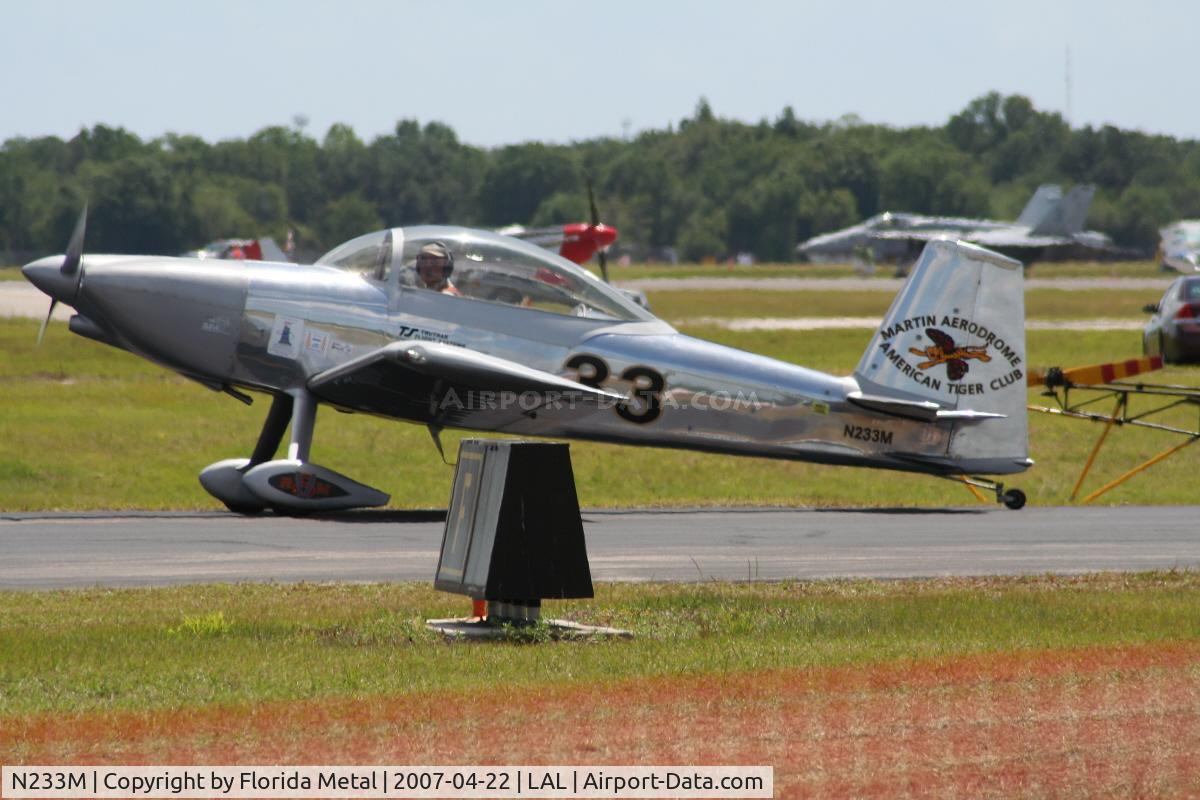 N233M, 1999 Vans RV-8 C/N M1, RV-8