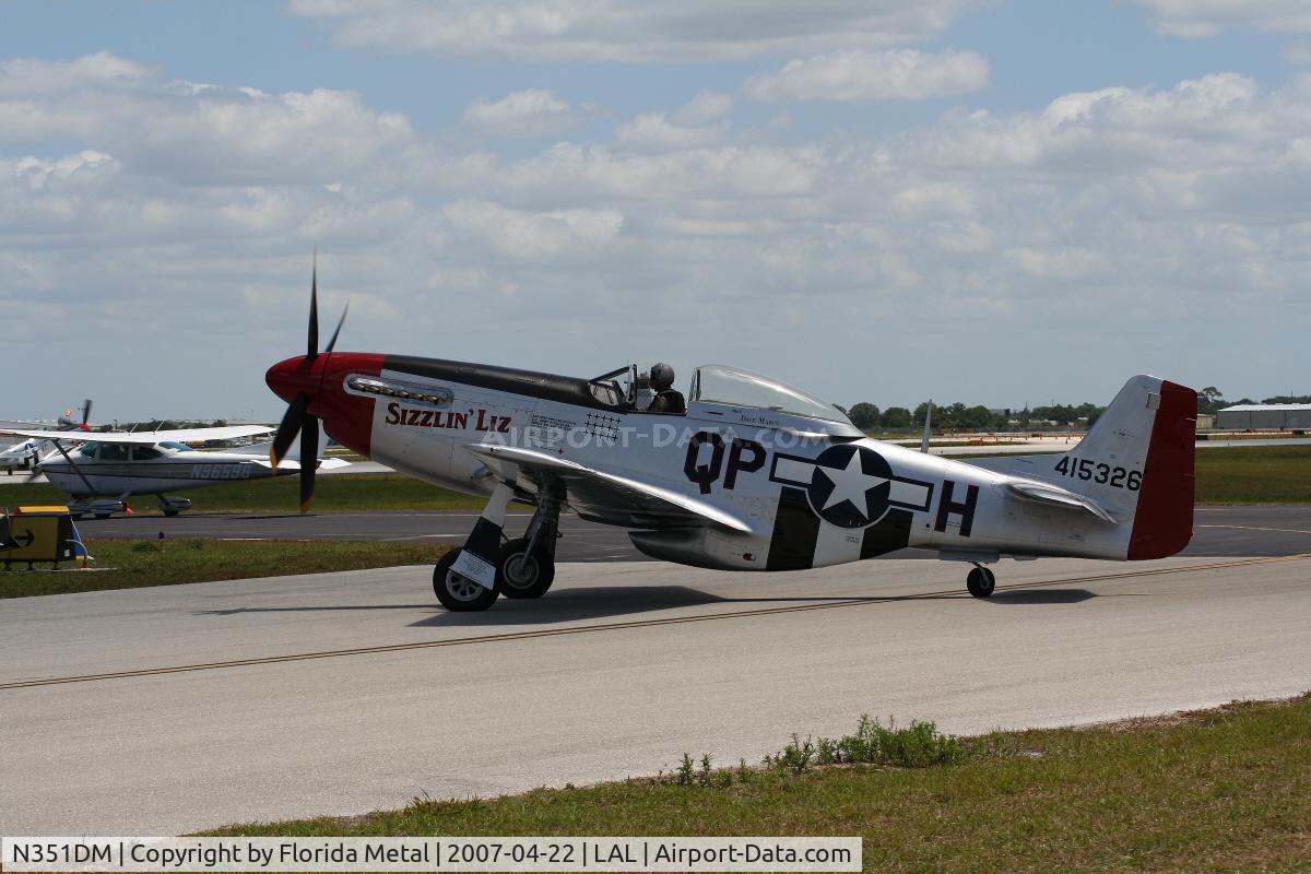 N351DM, 1944 North American P-51D Mustang C/N 122-40998 (44-74458), P-51D