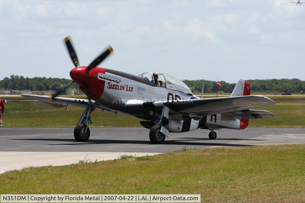 N351DM, 1944 North American P-51D Mustang C/N 122-40998 (44-74458), P-51D