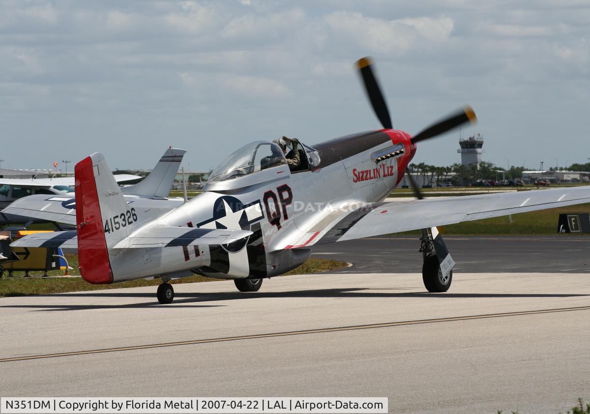 N351DM, 1944 North American P-51D Mustang C/N 122-40998 (44-74458), P-51D