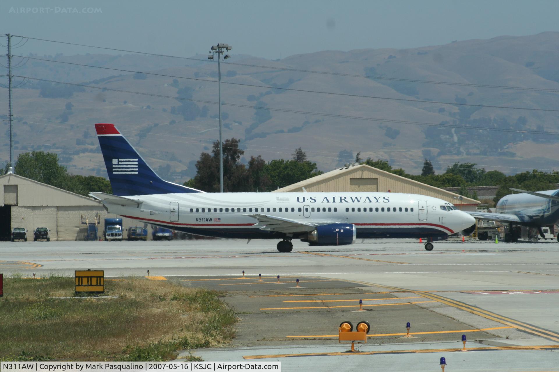 N311AW, 1990 Boeing 737-3G7 C/N 24712, Boeing 737-300