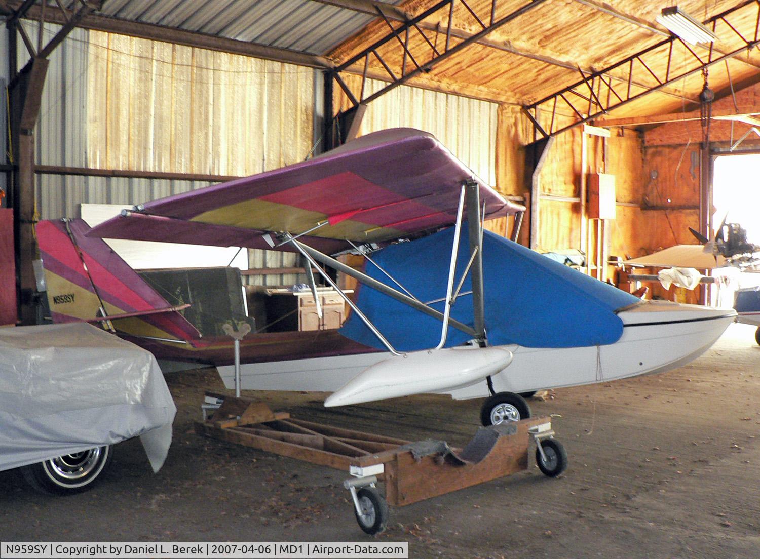 N959SY, Keuthan Buccaneer II C/N B2B-K021, Built in Florida in 1993, this homebuilt amphibian now resides at the Massey Air Museum.