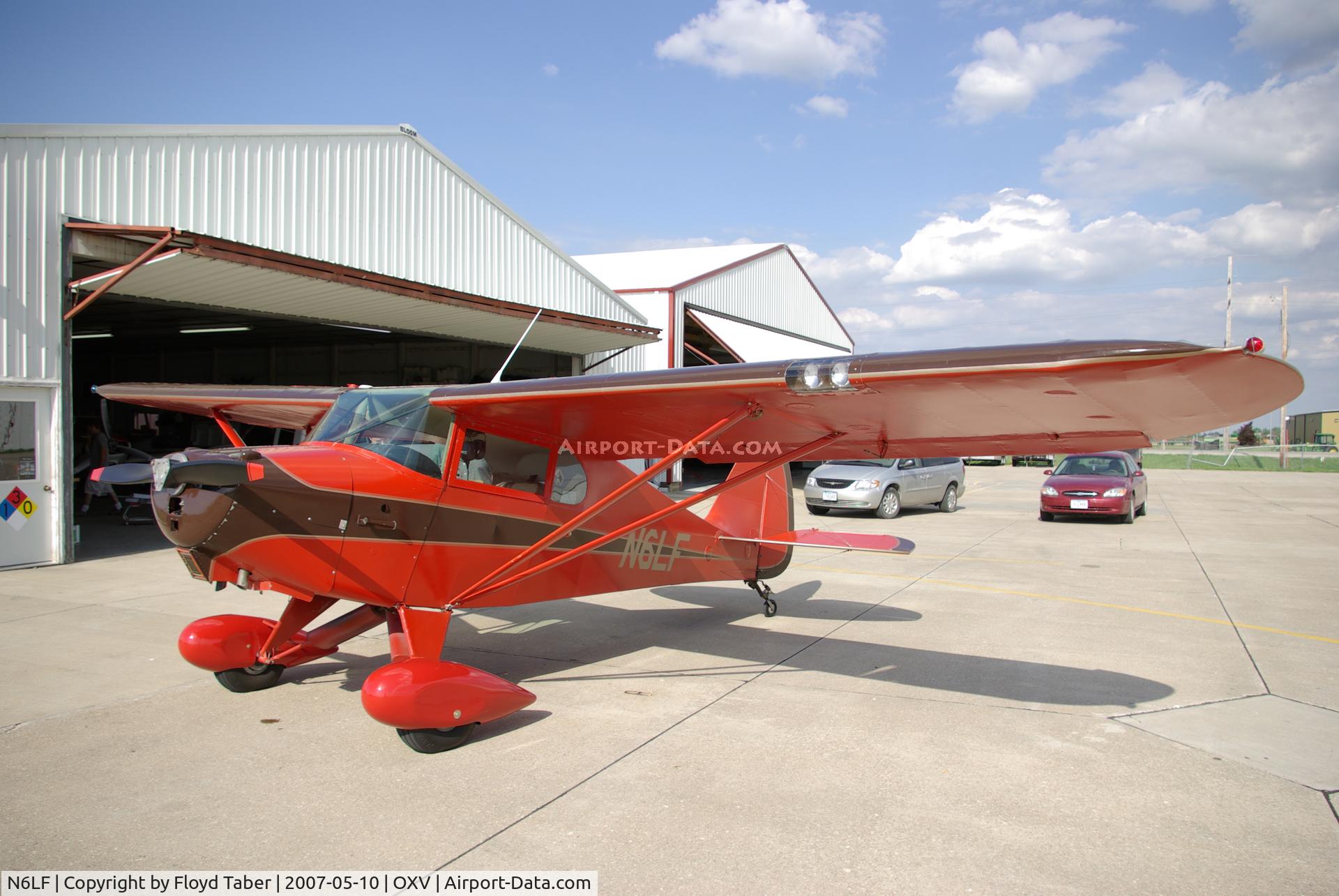 N6LF, 1948 Piper PA-17 Vagabond C/N 17-134, Stop for Fuel