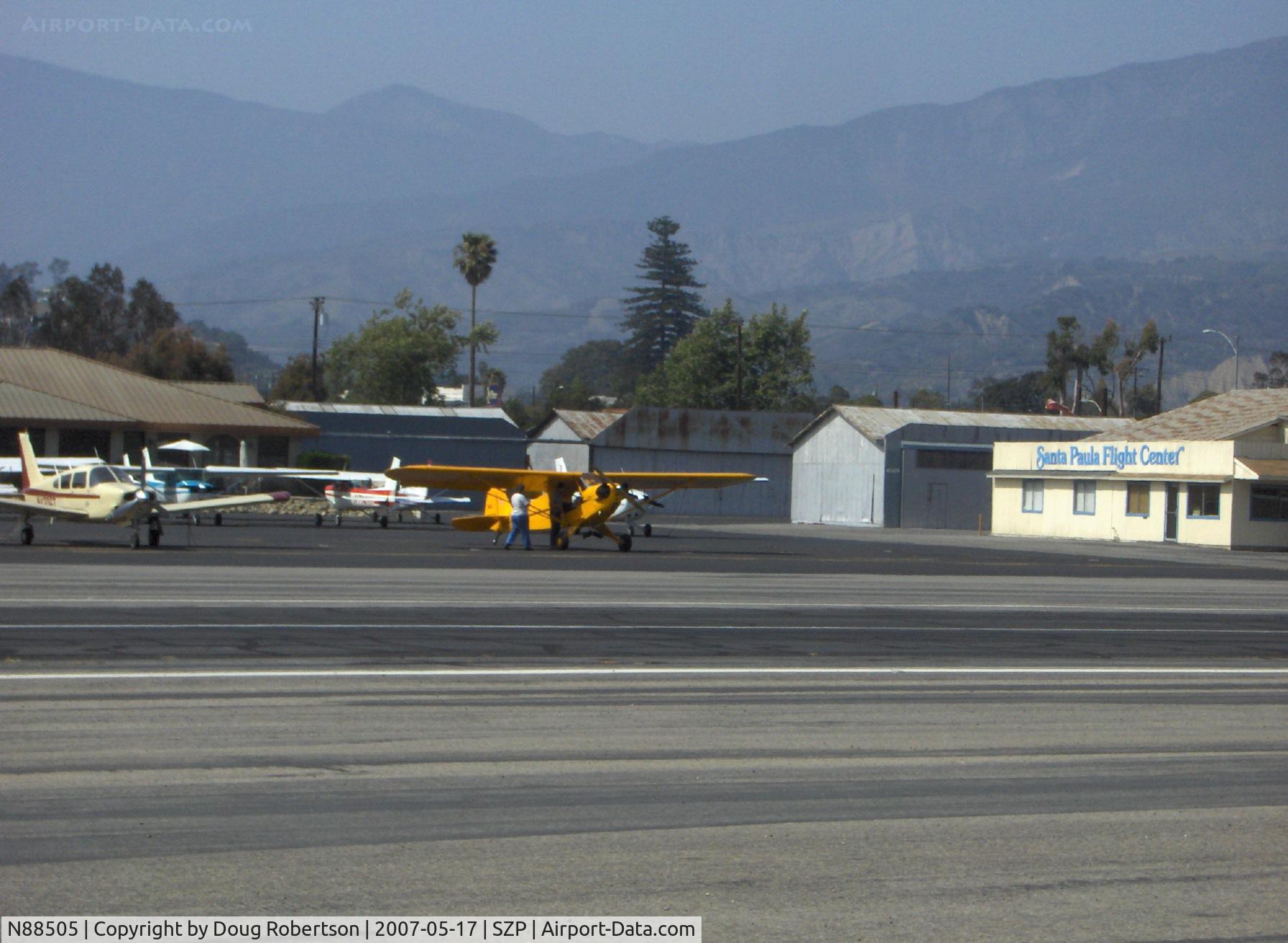 N88505, Piper J3C-65 Cub Cub C/N 16129, Piper J3C-65 CUB, Continental C65 65 Hp, preflight loading