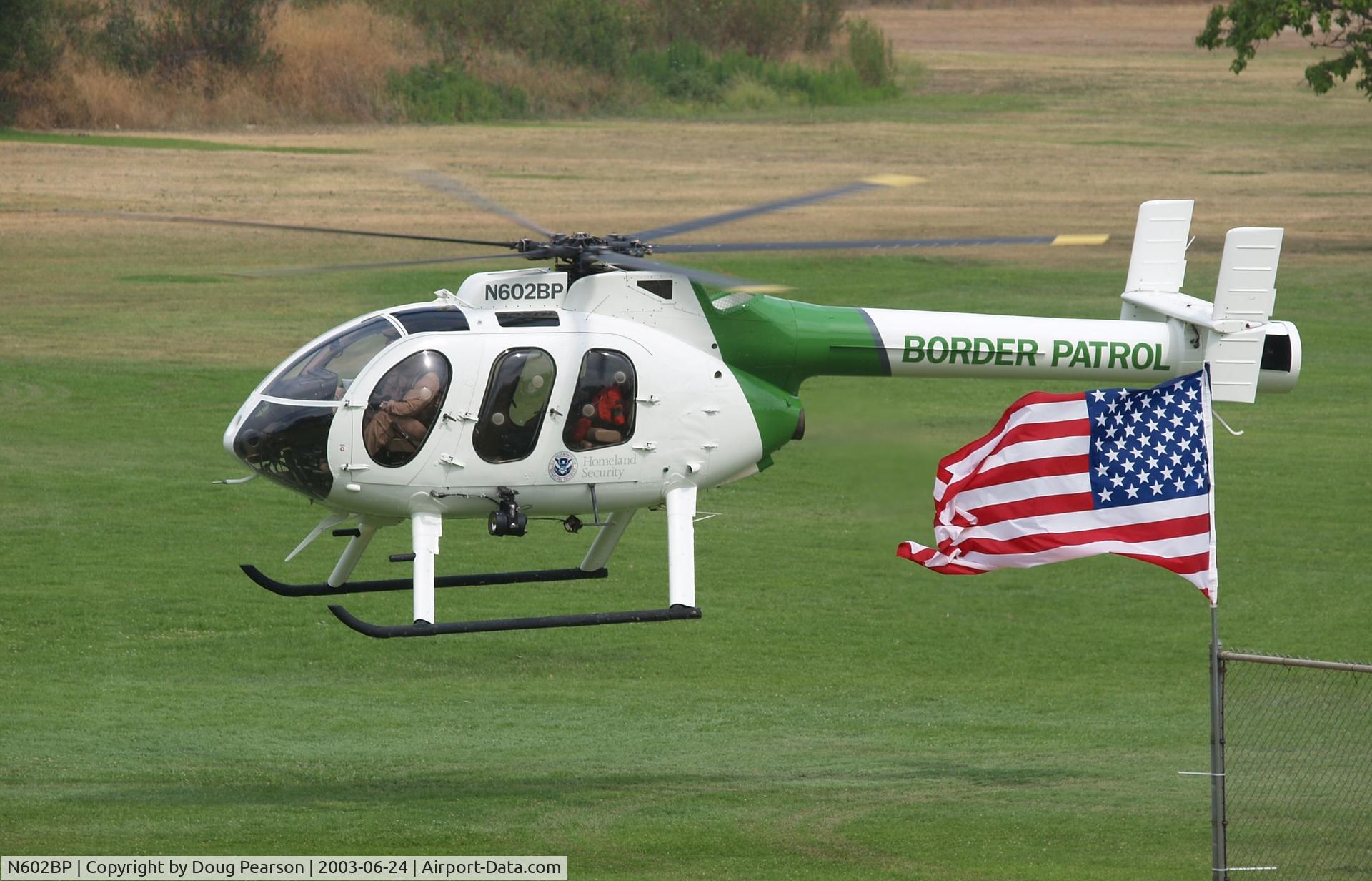 N602BP, 1998 McDonnell Douglas 600N C/N RN025, Border Patrol 600N taking off from American Heroes AiR Show at Hansen Dam