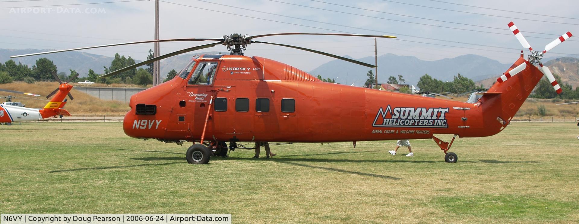 N6VY, 1956 Sikorsky S-58ET C/N 58-378, Summit Helicopters Sikorsky S-58ET