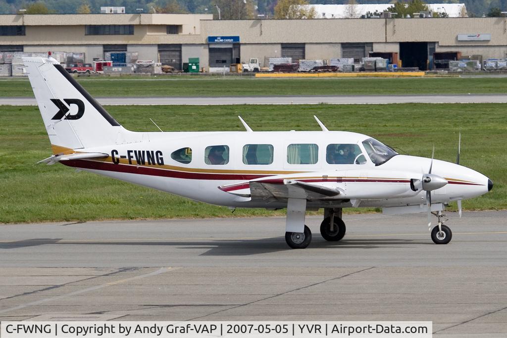 C-FWNG, 1973 Piper PA-31-310 Navajo Navajo C/N 31-7300917, KD Air Piper PA-31