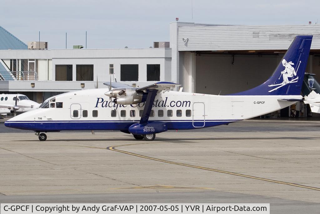 C-GPCF, 1983 Short 360-300 C/N SH.3620, Pacific Coastal SH360