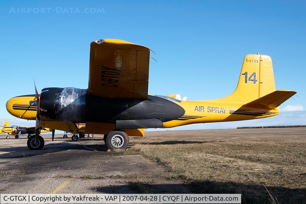 C-GTGX, 1979 Piper PA-38-112 Tomahawk C/N 38-79A1111, Air Spray Douglas A26