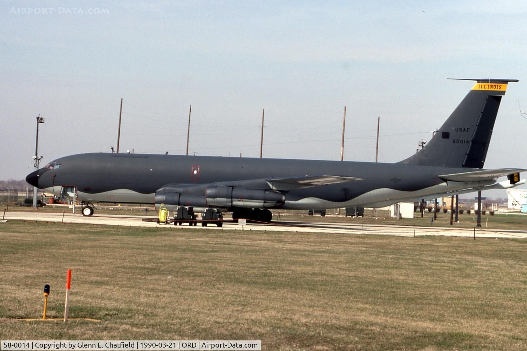 58-0014, 1959 Boeing KC-135E-BN Stratotanker C/N 17759, KC-135E on the ready pad