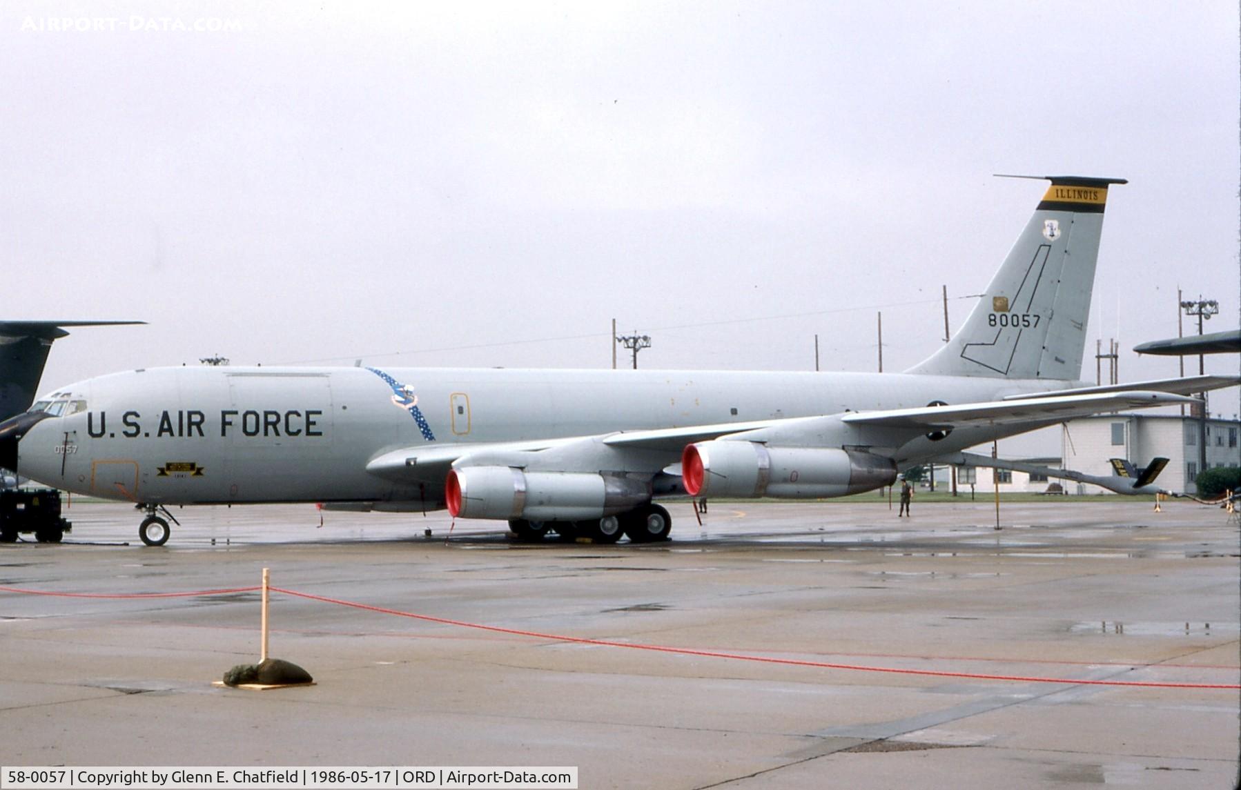 58-0057, 1959 Boeing KC-135E-BN Stratotanker C/N 17802, KC-135E at open house